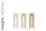 CA-R2560-TH - Carron Rococo 2 Column Cast Iron Radiator H560mm x W1494mm CA-R2560-TH - Carron Rococo 2 Column Cast Iron Radiator H560mm x W1494mm